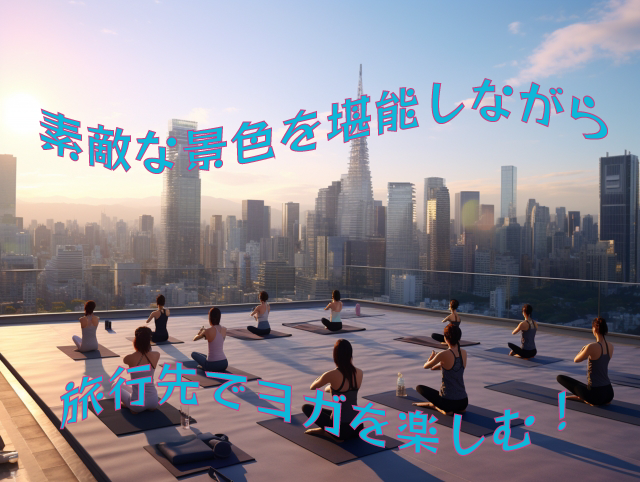 旅行先でヨガイベント